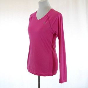 *FREE with purchase* Adidas Pink Long Sleeve V-Neck Top